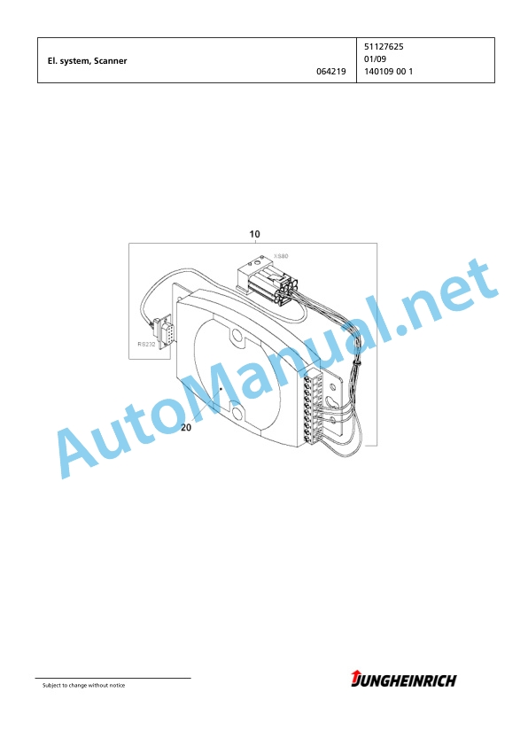 Jungheinrich Forklift EKS 312 Z+I 120 850 ZT Spare Parts Manual FN426448 5 Jungheinrich Forklift EKS 312 Z+I 120 850 ZT Spare Parts Manual FN426448 - Image 5