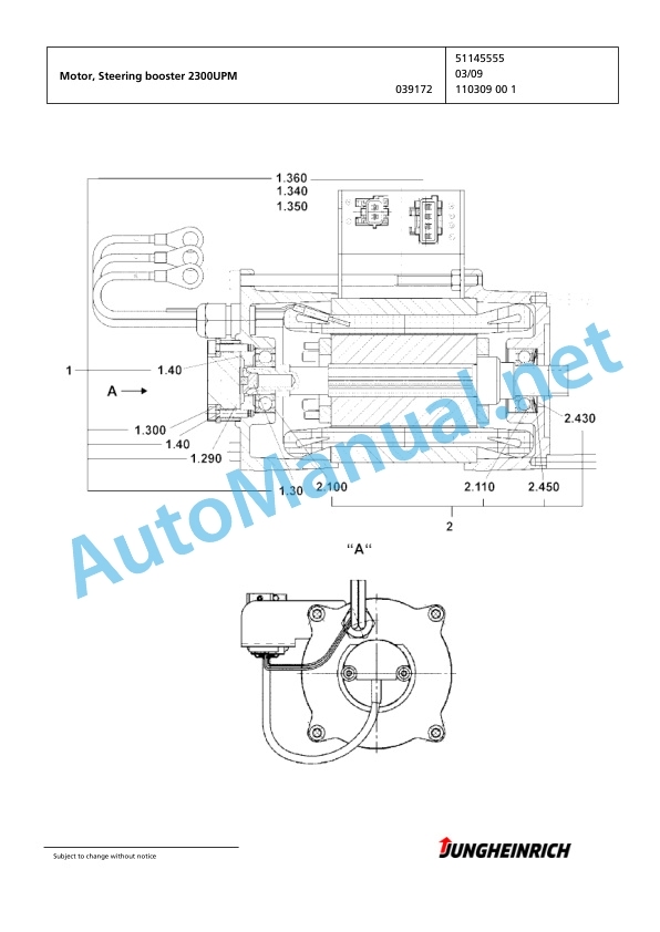Jungheinrich Forklift EKS 312 Z+S 080 600 DZ Spare Parts Manual FN426542 3 Jungheinrich Forklift EKS 312 Z+S 080 600 DZ Spare Parts Manual FN426542 - Image 3