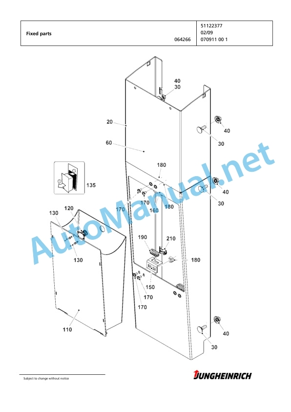 Jungheinrich Forklift EKS 312 Z+S 100 950 DZ Spare Parts Manual FN426149 2 Jungheinrich Forklift EKS 312 Z+S 100 950 DZ Spare Parts Manual FN426149 - Image 2