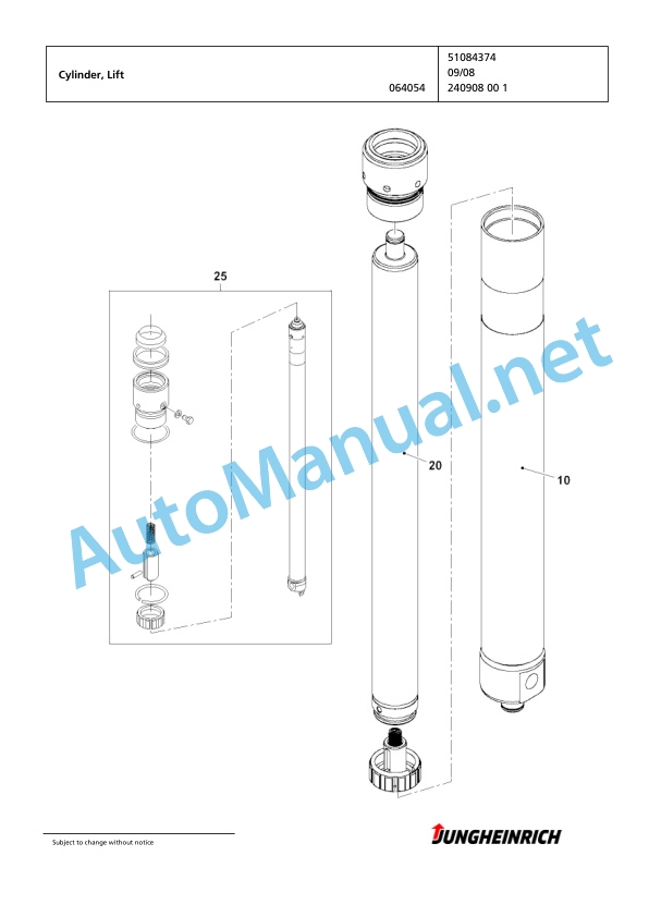 Jungheinrich Forklift EKS 312 Z+S 100 950 DZ Spare Parts Manual FN426149 4 Jungheinrich Forklift EKS 312 Z+S 100 950 DZ Spare Parts Manual FN426149 - Image 4