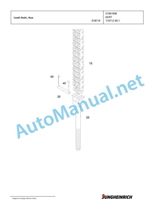 Jungheinrich Forklift EKX 513 G+I 119 400 DZ Spare Parts Manual FN426148 4 Jungheinrich Forklift EKX 513 G+I 119 400 DZ Spare Parts Manual FN426148 - Image 4