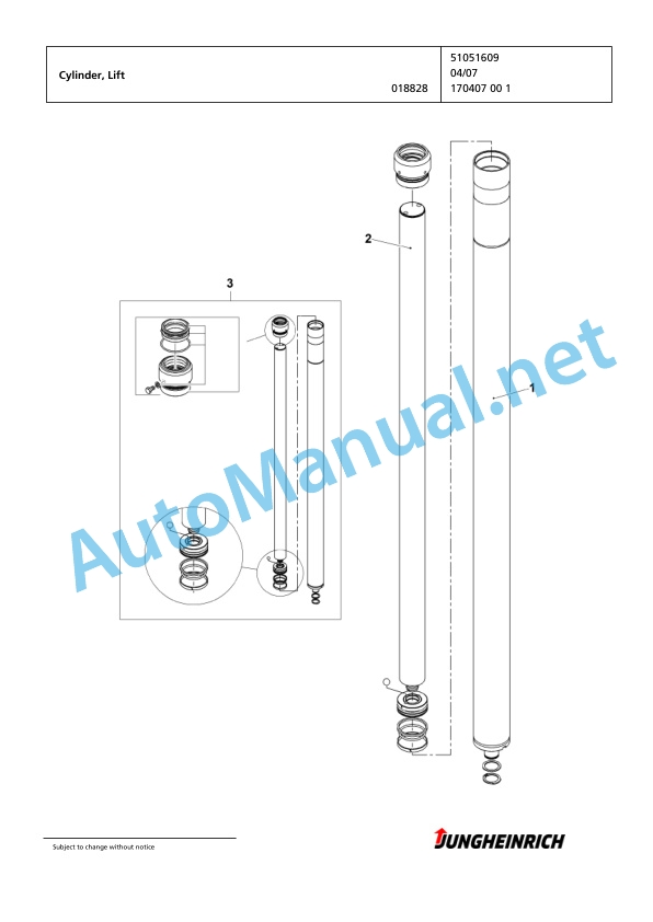 Jungheinrich Forklift EKX 513 G+I 120 575 DZ Spare Parts Manual FN423577 3 Jungheinrich Forklift EKX 513 G+I 120 575 DZ Spare Parts Manual FN423577 - Image 3