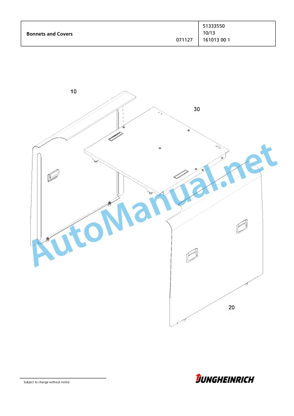 Jungheinrich Forklift EKX 513 G+I 122 575 DZ Spare Parts Manual FN426869 2 Jungheinrich Forklift EKX 513 G+I 122 575 DZ Spare Parts Manual FN426869 - Image 2