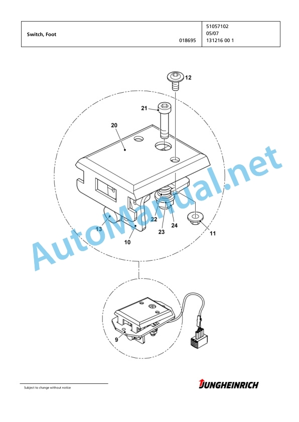 Jungheinrich Forklift EKX 513 G+S 099 500 DZ Spare Parts Manual FN423385 2 Jungheinrich Forklift EKX 513 G+S 099 500 DZ Spare Parts Manual FN423385 - Image 2
