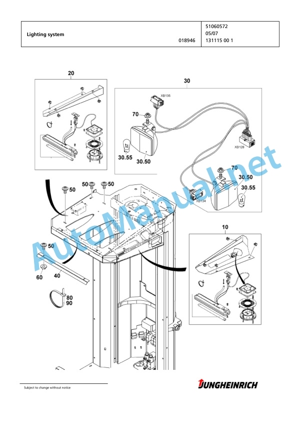 Jungheinrich Forklift EKX 513 G+S 099 500 DZ Spare Parts Manual FN423385 5 Jungheinrich Forklift EKX 513 G+S 099 500 DZ Spare Parts Manual FN423385 - Image 5