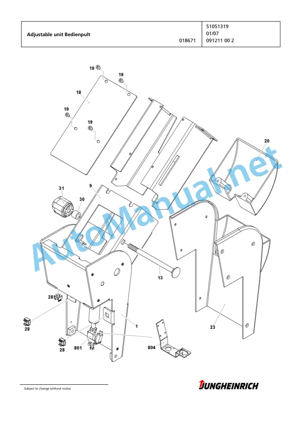Jungheinrich Forklift EKX 513 G+S 119 675 ZT Spare Parts Manual FN423565 5 Jungheinrich Forklift EKX 513 G+S 119 675 ZT Spare Parts Manual FN423565 - Image 5