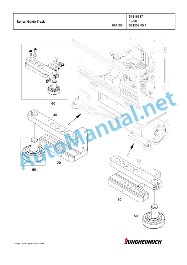 Jungheinrich Forklift EKX 513 G+S 120 750 ZT Spare Parts Manual FN425137 3 Jungheinrich Forklift EKX 513 G+S 120 750 ZT Spare Parts Manual FN425137 - Image 3