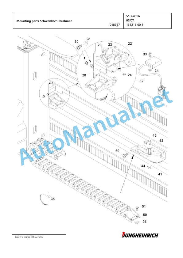 Jungheinrich Forklift EKX 513 G+S 120 750 ZT Spare Parts Manual FN425137 4 Jungheinrich Forklift EKX 513 G+S 120 750 ZT Spare Parts Manual FN425137 - Image 4