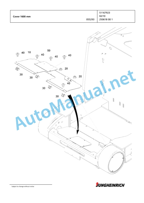 Jungheinrich Forklift EKX 515 G+I 118 1250 DZ Spare Parts Manual FN425670 2 Jungheinrich Forklift EKX 515 G+I 118 1250 DZ Spare Parts Manual FN425670 - Image 2