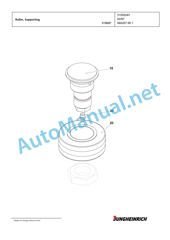 Jungheinrich Forklift EKX 515k G+I 119 750 DZ Spare Parts Manual FN423635 4 Jungheinrich Forklift EKX 515k G+I 119 750 DZ Spare Parts Manual FN423635 - Image 4