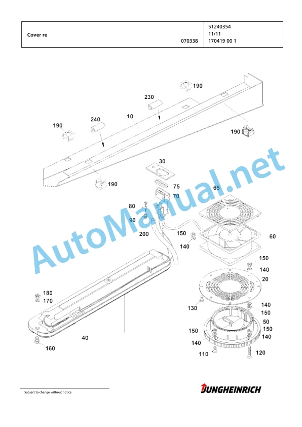 Jungheinrich Forklift EKX 515k G+I 119 900 DZ Spare Parts Manual FN426235 5 Jungheinrich Forklift EKX 515k G+I 119 900 DZ Spare Parts Manual FN426235 - Image 5