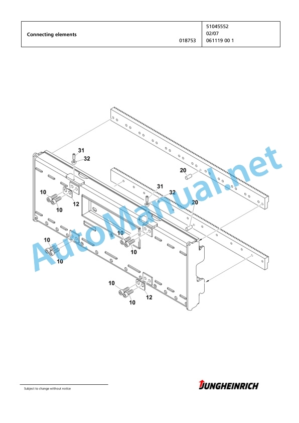 Jungheinrich Forklift EKX 515k G+I 750 DZ Spare Parts Manual FN423351 4 Jungheinrich Forklift EKX 515k G+I 750 DZ Spare Parts Manual FN423351 - Image 4