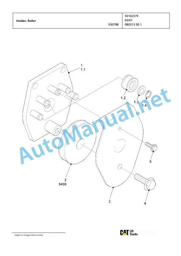 Jungheinrich Forklift EP 40 MP 3FP 567 Spare Parts Manual FN426002 3 Jungheinrich Forklift EP 40 MP 3FP 567 Spare Parts Manual FN426002 - Image 3