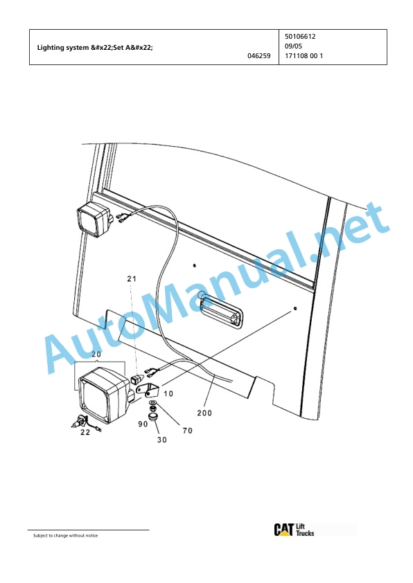 Jungheinrich Forklift EP 40 MP 3FP 567 Spare Parts Manual FN426002 4 Jungheinrich Forklift EP 40 MP 3FP 567 Spare Parts Manual FN426002 - Image 4