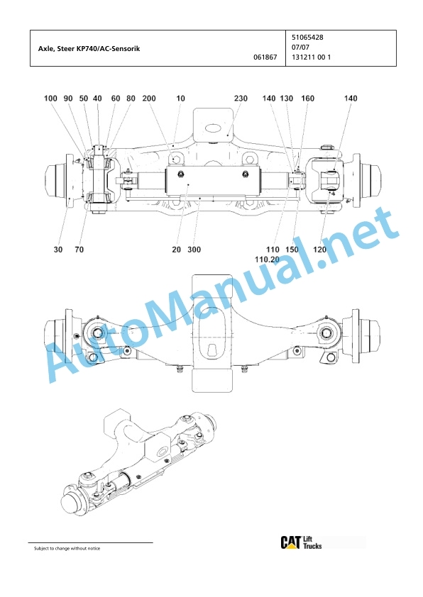 Jungheinrich Forklift EP 50 3FP 717 Spare Parts Manual FN426001 3 Jungheinrich Forklift EP 50 3FP 717 Spare Parts Manual FN426001 - Image 3