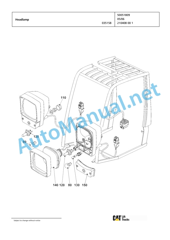 Jungheinrich Forklift EP 50 3FP 717 Spare Parts Manual FN426001 4 Jungheinrich Forklift EP 50 3FP 717 Spare Parts Manual FN426001 - Image 4