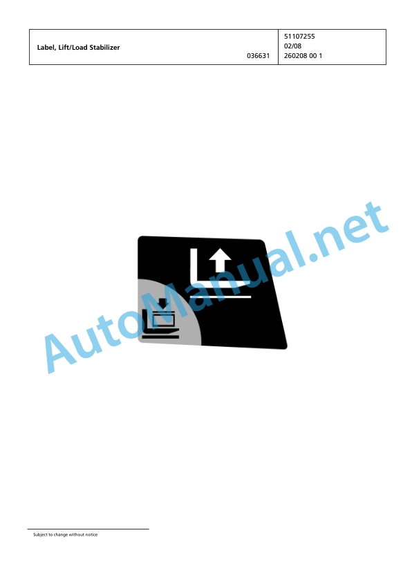 Jungheinrich Forklift EP4000 Spare Parts Manual FN423586 4 Jungheinrich Forklift EP4000 Spare Parts Manual FN423586 - Image 4