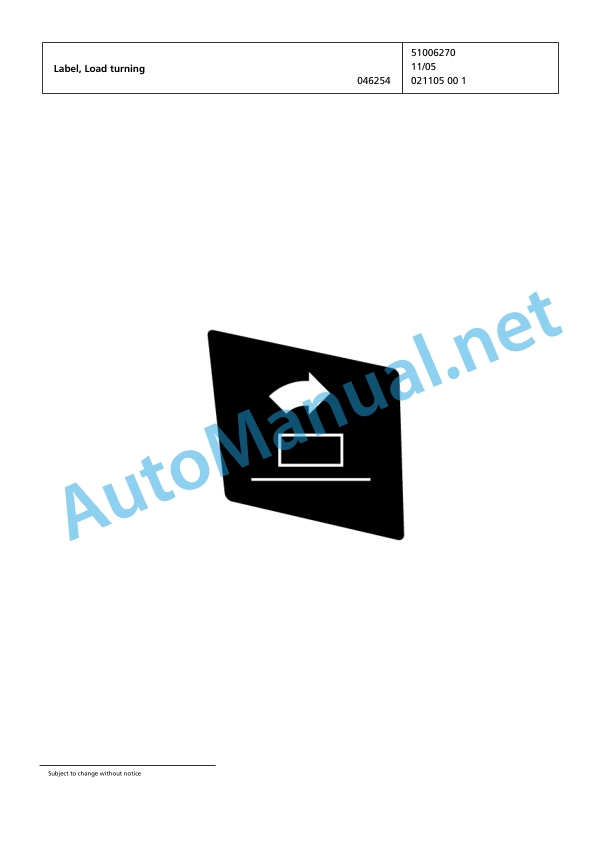 Jungheinrich Forklift EP6000 Spare Parts Manual FN423605 5 Jungheinrich Forklift EP6000 Spare Parts Manual FN423605 - Image 5