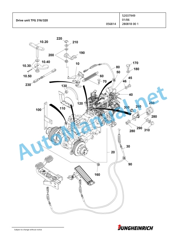 Jungheinrich Forklift EP7000 Spare Parts Manual FN423105 4 Jungheinrich Forklift EP7000 Spare Parts Manual FN423105 - Image 4