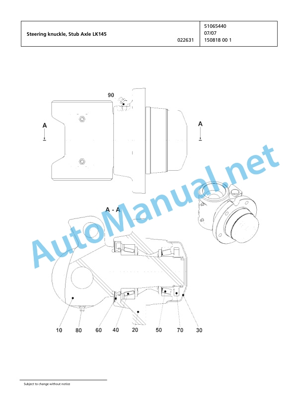 Jungheinrich Forklift EP8000 Spare Parts Manual FN426282 3 Jungheinrich Forklift EP8000 Spare Parts Manual FN426282 - Image 3