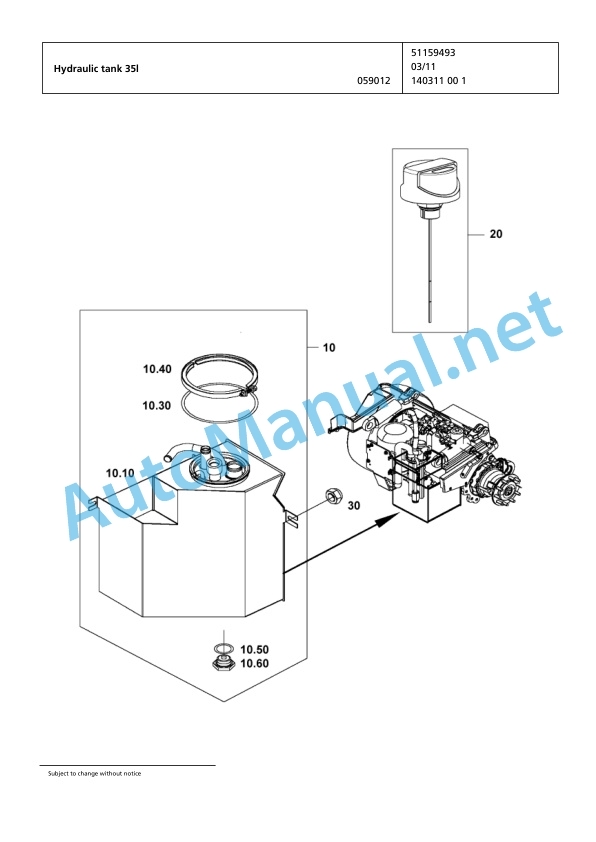 Jungheinrich Forklift EP9000 Spare Parts Manual FN423598 4 Jungheinrich Forklift EP9000 Spare Parts Manual FN423598 - Image 4