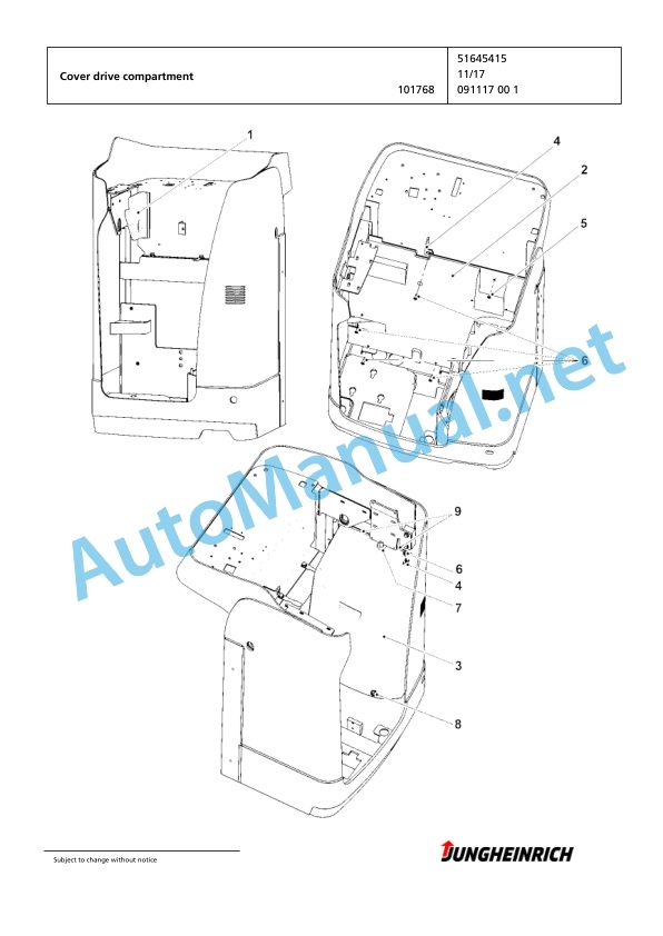 Jungheinrich Forklift ESE 120 Spare Parts Manual 91654075 2 Jungheinrich Forklift ESE 120 Spare Parts Manual 91654075 - Image 2