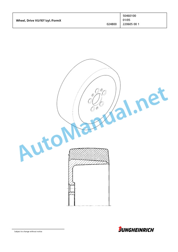 Jungheinrich Forklift ESE 120 Spare Parts Manual 91654075 3 Jungheinrich Forklift ESE 120 Spare Parts Manual 91654075 - Image 3