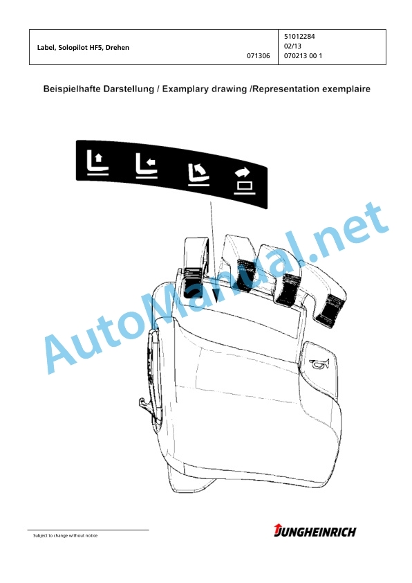 Jungheinrich Forklift ETV 214 Spare Parts Manual 91064550 2 Jungheinrich Forklift ETV 214 Spare Parts Manual 91064550 - Image 2