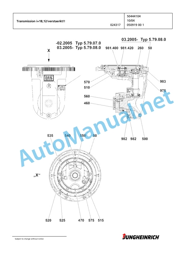 Jungheinrich Forklift ETV 214 Spare Parts Manual 91064550 3 Jungheinrich Forklift ETV 214 Spare Parts Manual 91064550 - Image 3