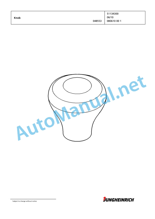 Jungheinrich Forklift ETV 216 Spare Parts Manual 91152103 3 Jungheinrich Forklift ETV 216 Spare Parts Manual 91152103 - Image 3