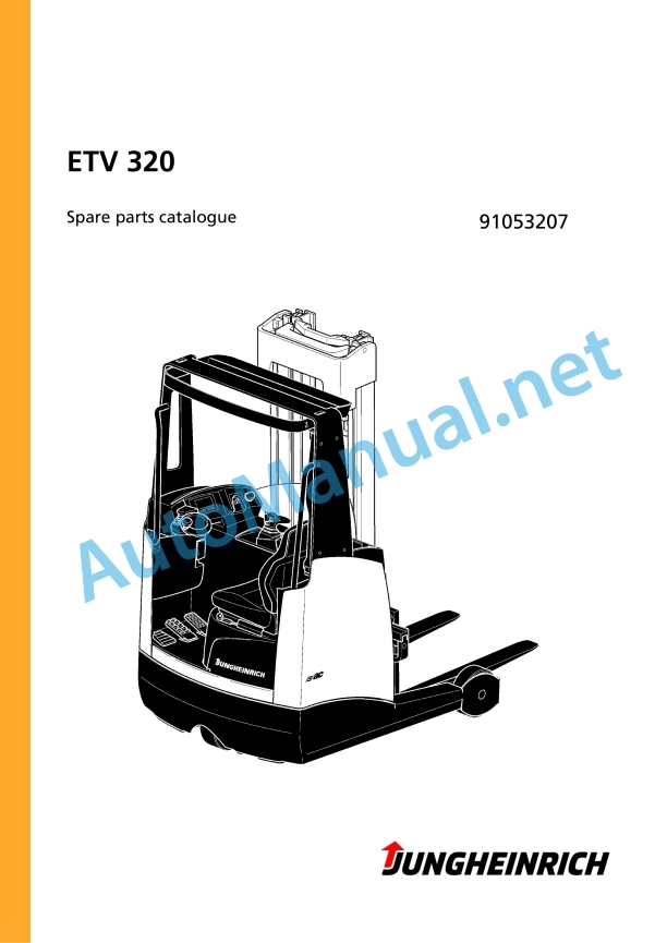 Jungheinrich Forklift ETV 320 Spare Parts Manual 91053207