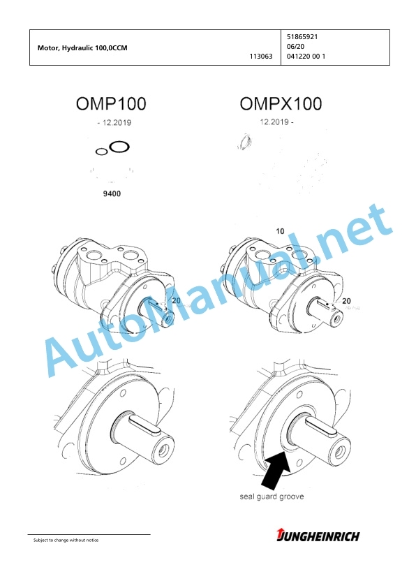 Jungheinrich Forklift ETX 515 X+I 117 1025 DZ Spare Parts Manual FN426935 4 Jungheinrich Forklift ETX 515 X+I 117 1025 DZ Spare Parts Manual FN426935 - Image 4