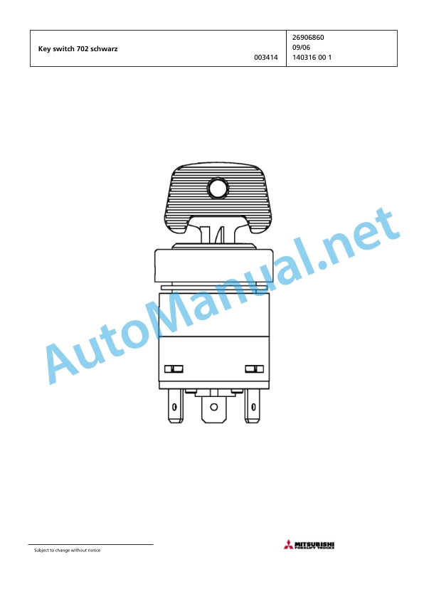 Jungheinrich Forklift FB 45 MP 3FP 640 Spare Parts Manual FN423823 5 Jungheinrich Forklift FB 45 MP 3FP 640 Spare Parts Manual FN423823 - Image 5