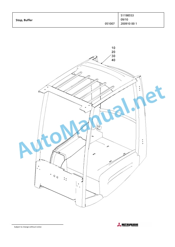 Jungheinrich Forklift FB 50 MP 3FP 492 Spare Parts Manual FN426391 2 Jungheinrich Forklift FB 50 MP 3FP 492 Spare Parts Manual FN426391 - Image 2