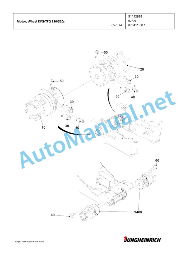Jungheinrich Forklift TFG 316s GE100-450DZ Spare Parts Manual FN424811 3 Jungheinrich Forklift TFG 316s GE100-450DZ Spare Parts Manual FN424811 - Image 3