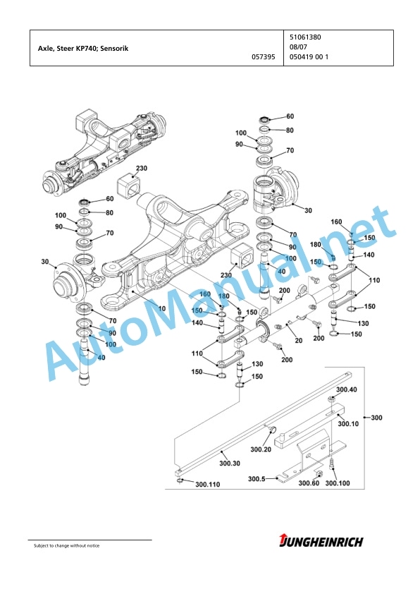 Jungheinrich Forklift TFG 320 GE115-450DZ Spare Parts Manual FN423514 3 Jungheinrich Forklift TFG 320 GE115-450DZ Spare Parts Manual FN423514 - Image 3