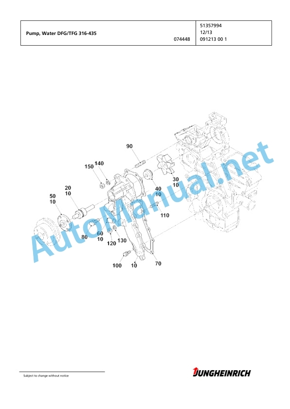Jungheinrich Forklift TFG 320 GE120-370ZT Spare Parts Manual FN585542 3 Jungheinrich Forklift TFG 320 GE120-370ZT Spare Parts Manual FN585542 - Image 3
