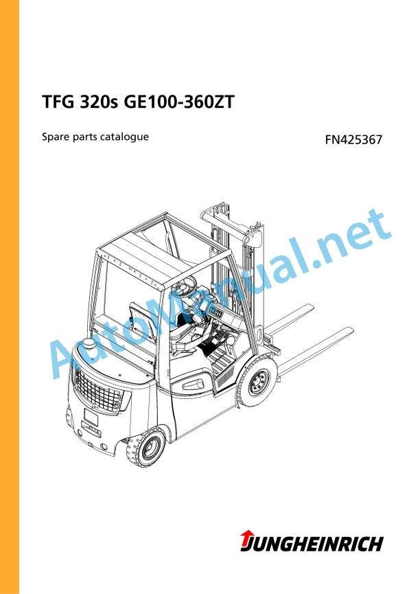 Jungheinrich Forklift TFG 320s GE100-360ZT Spare Parts Manual FN425367 1 Jungheinrich Forklift TFG 320s GE100-360ZT Spare Parts Manual FN425367