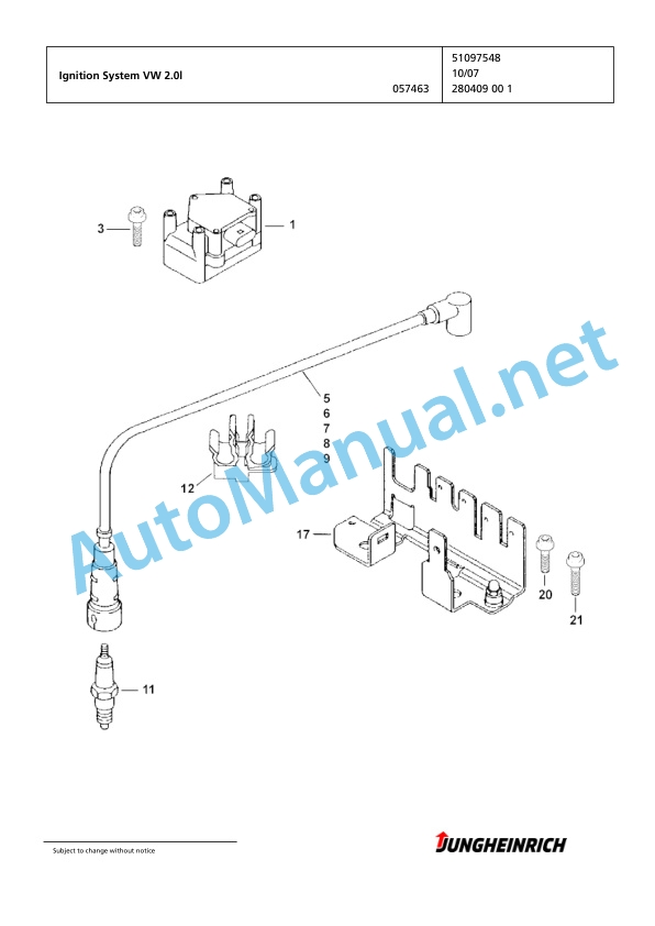 Jungheinrich Forklift TFG 320s GE100-450DZ Spare Parts Manual FN424308 3 Jungheinrich Forklift TFG 320s GE100-450DZ Spare Parts Manual FN424308 - Image 3