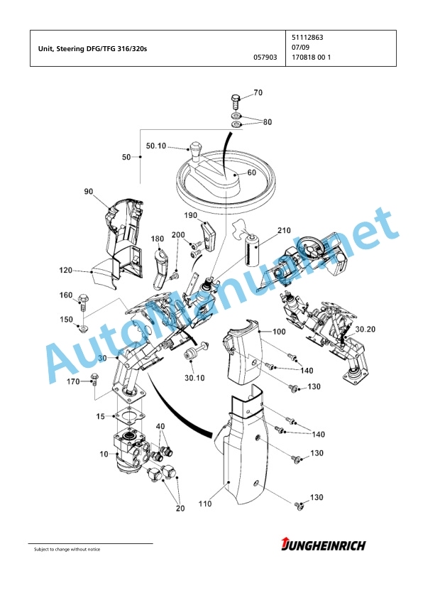 Jungheinrich Forklift TFG 320s GE120-330ZZ Spare Parts Manual FN425355 4 Jungheinrich Forklift TFG 320s GE120-330ZZ Spare Parts Manual FN425355 - Image 4