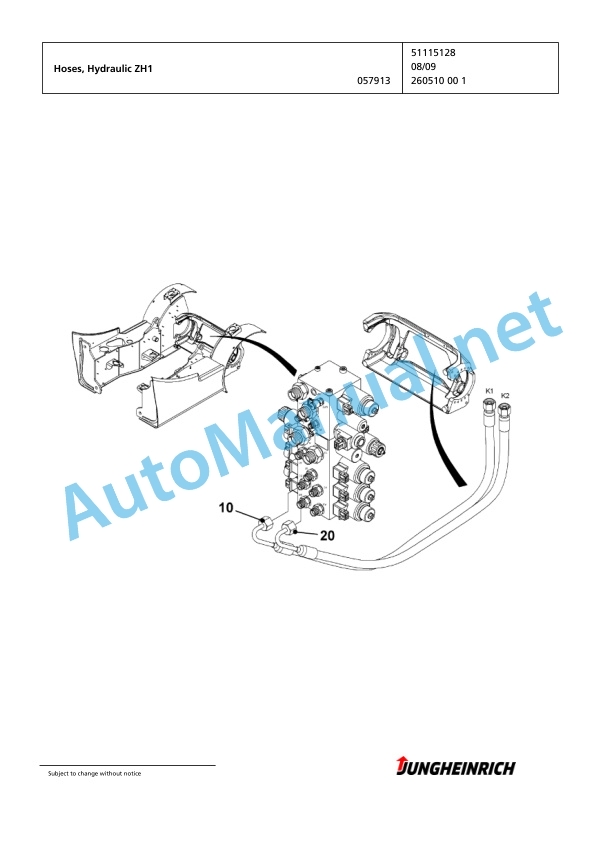 Jungheinrich Forklift TFG 320s GE160-450DZ Spare Parts Manual FN423699 5 Jungheinrich Forklift TFG 320s GE160-450DZ Spare Parts Manual FN423699 - Image 5