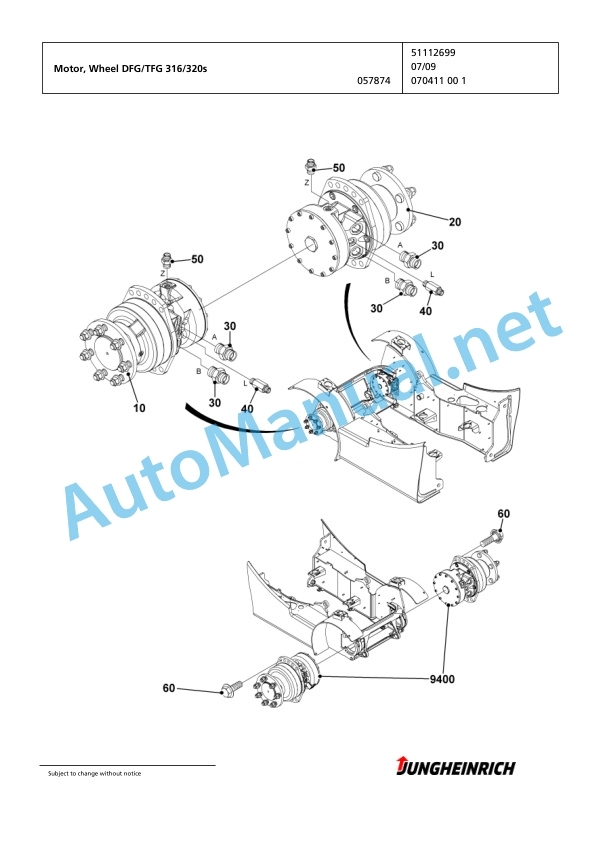 Jungheinrich Forklift TFG 320s GE180-450DZ Spare Parts Manual FN423672 3 Jungheinrich Forklift TFG 320s GE180-450DZ Spare Parts Manual FN423672 - Image 3