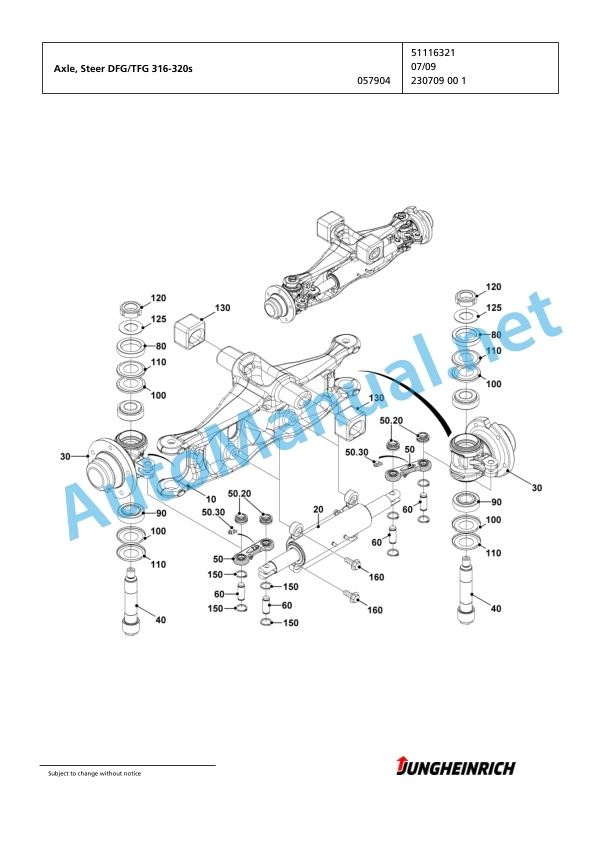 Jungheinrich Forklift TFG 320s GE180-450DZ Spare Parts Manual FN423672 4 Jungheinrich Forklift TFG 320s GE180-450DZ Spare Parts Manual FN423672 - Image 4