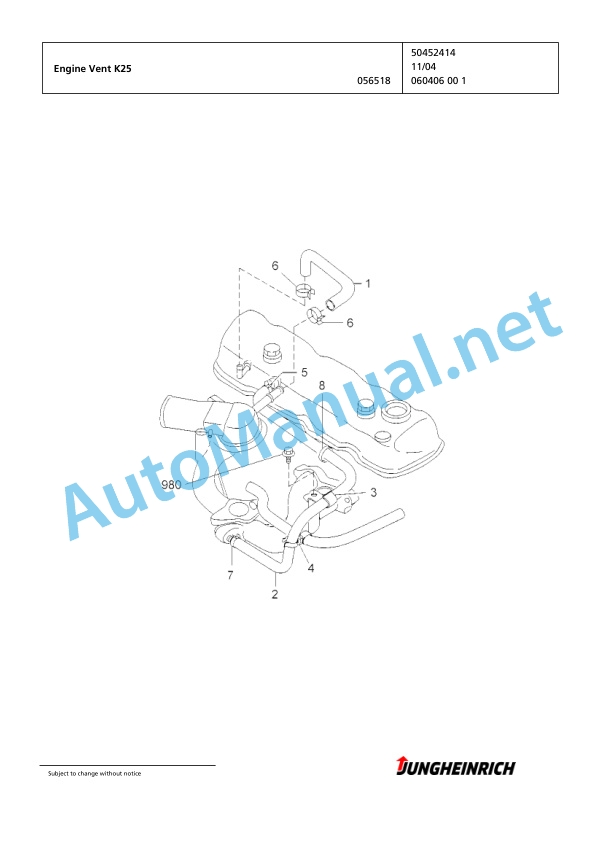 Jungheinrich Forklift TFG 425 GE120-470DZ Spare Parts Manual FN424384 3 Jungheinrich Forklift TFG 425 GE120-470DZ Spare Parts Manual FN424384 - Image 3