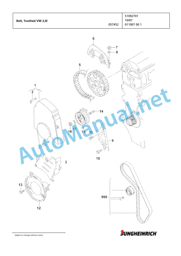 Jungheinrich Forklift TFG 425s G115-550DZ Spare Parts Manual FN425811 3 Jungheinrich Forklift TFG 425s G115-550DZ Spare Parts Manual FN425811 - Image 3