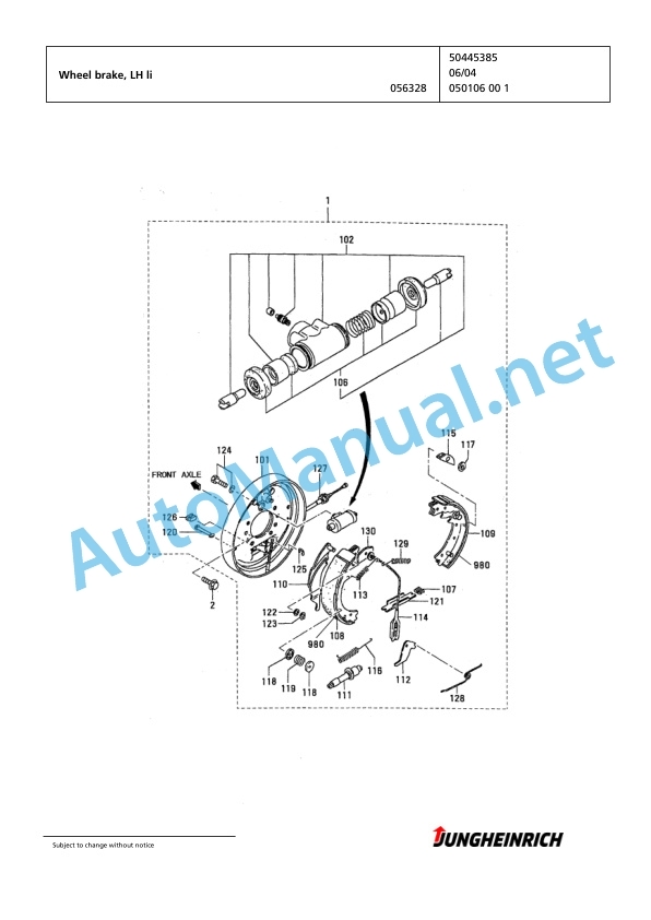 Jungheinrich Forklift TFG 430 GE115-470DZ Spare Parts Manual FN423069 4 Jungheinrich Forklift TFG 430 GE115-470DZ Spare Parts Manual FN423069 - Image 4