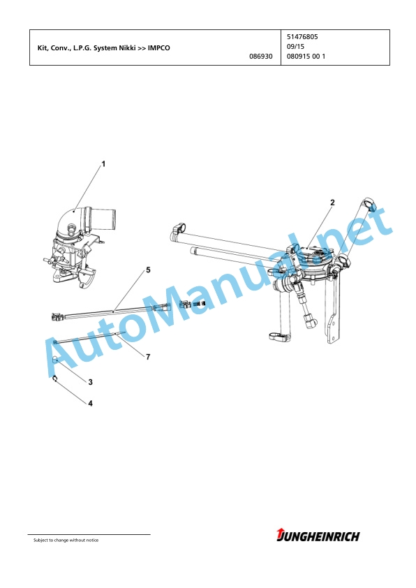 Jungheinrich Forklift TFG 430 GE115-700DZ Spare Parts Manual FN423439 3 Jungheinrich Forklift TFG 430 GE115-700DZ Spare Parts Manual FN423439 - Image 3
