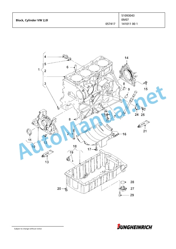Jungheinrich Forklift TFG 430s G+E120-470DZ Spare Parts Manual FN425117 3 Jungheinrich Forklift TFG 430s G+E120-470DZ Spare Parts Manual FN425117 - Image 3