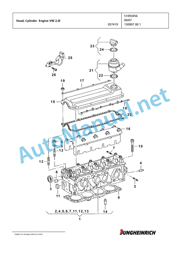 Jungheinrich Forklift TFG 430s GE115-550DZ Spare Parts Manual FN423954 3 Jungheinrich Forklift TFG 430s GE115-550DZ Spare Parts Manual FN423954 - Image 3