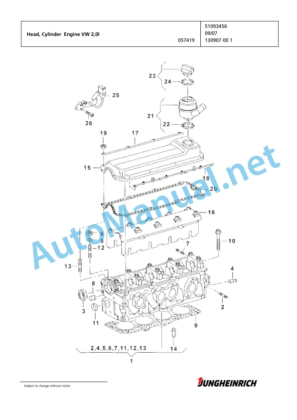Jungheinrich Forklift TFG 435s G120-480ZT Spare Parts Manual FN424471 3 Jungheinrich Forklift TFG 435s G120-480ZT Spare Parts Manual FN424471 - Image 3